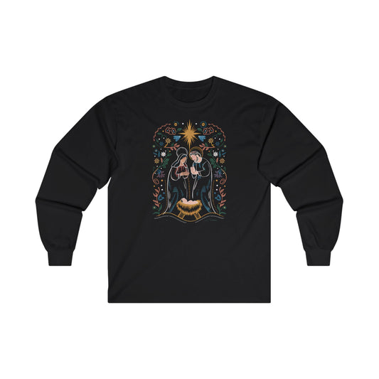 Christian Nativity Long Sleeve Tee